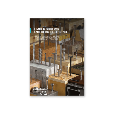 TIMBER SCREWS AND DECK FASTENING - 2023